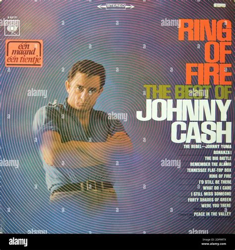 Johnny Cash - Ring of Fire, The Best Of, CBS - Vintage vinyl album ...