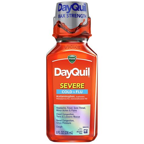 Vicks Dayquil Severe Cold & Flu Relief Liquid | Walgreens