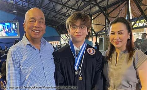 Dasmariñas Mayor Jenny Barzaga lauds son for graduating with honors ...