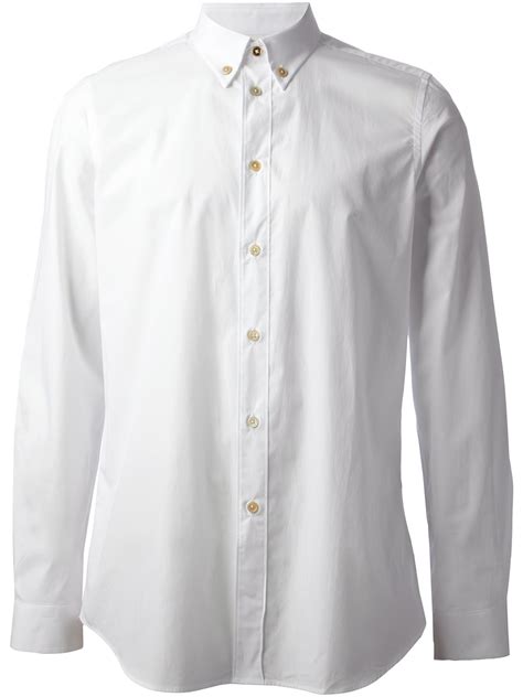 Lyst - Paul Smith Button Down Shirt in White for Men