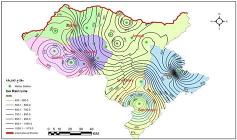 Rain Map of Duhok province. | Download Scientific Diagram