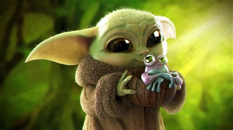 Baby Yoda Cartoon Wallpapers - Top Free Baby Yoda Cartoon Backgrounds - WallpaperAccess