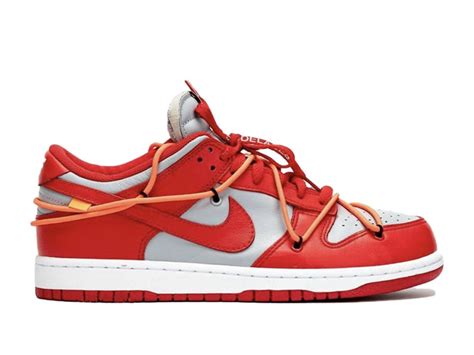 สนีกเกอร์ Nike Dunk Low Off-White University Red | SASOM