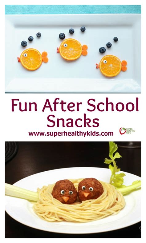 Fun After School Snacks | Healthy Ideas for Kids