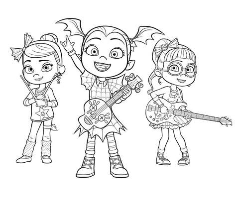 Vampirina Coloring Pages Printable for Free Download