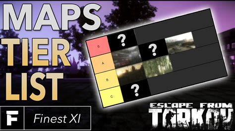 The Escape From Tarkov Maps Tier List | Ranking All The Maps In Tarkov! - YouTube