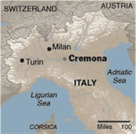 Cremona Italy Map