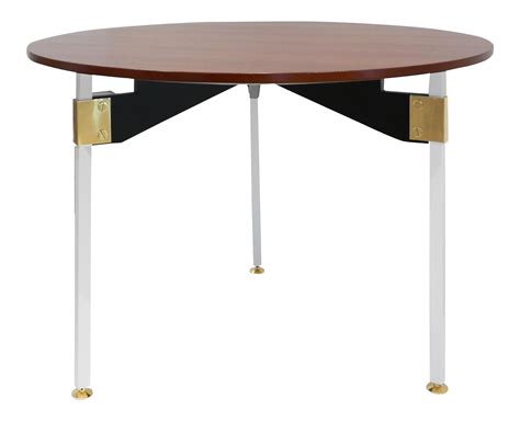 Mid Century Dining Table, Round Dining Table, Teak Table, Modern Materials, Teak Wood, Drafting ...