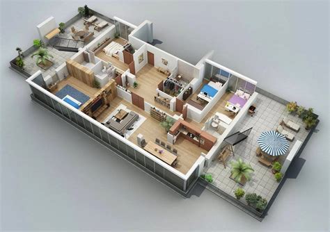 Impressive House Plans 4 Bedroom Pictures - Home Inspiration