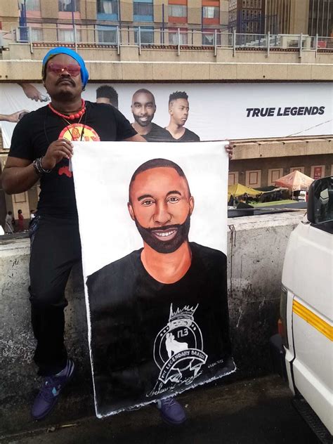 Mzansi Angered by Rasta's Paintings Of Riky Rick - iHarare News