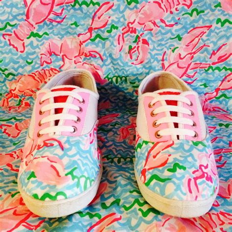 The Crafty Prepster: Lilly Pulitzer FABRIC shoes!!