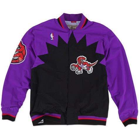 Authentic Nba Warm Up Jackets Mn-nba-6056-torrap-purblk-l - Basket4Ballers