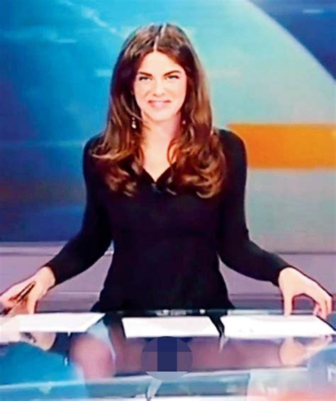 News flash? Beautiful newsreader accidentally flashes knickers on live TV