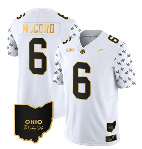 [Available] Get New Kyle Mccord Jersey White Gold