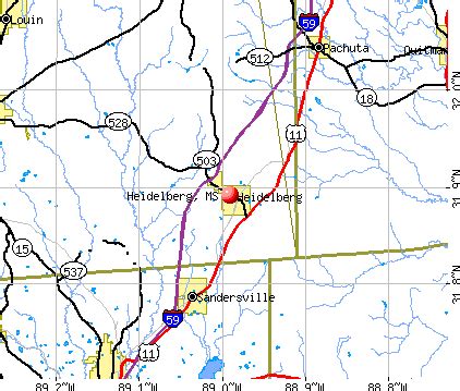 Heidelberg, Mississippi (MS 39439) profile: population, maps, real estate, averages, homes ...