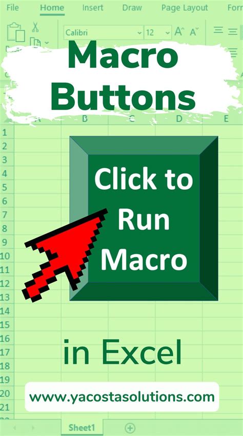 Macro Buttons in Excel - All You Need to Know (+ video tutorial) | Excel tutorials, Microsoft ...