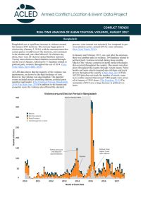 Armed Conflict Location and Events Dataset | ReliefWeb