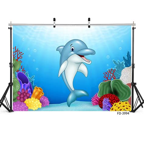 YEELE 7x5ft Under The Sea Backdrop Kids Birthday Party Photography ...