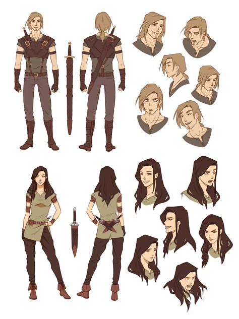 Character Designs by Zanariya on DeviantArt