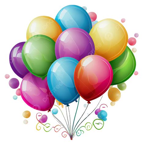 Beautiful Kids Birthday Balloons For Happy, Birthday, Balloons, Happy Birthday PNG Transparent ...