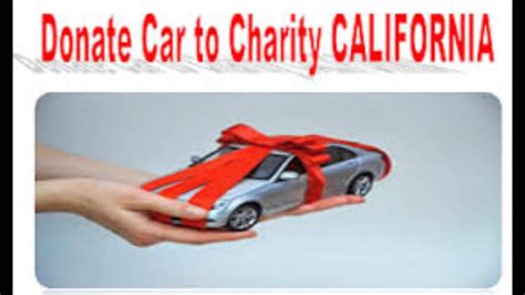 donate car to charity california - YouTube