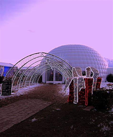 Christmas Market in Montreux, Switzerland, with Christmas Decorations ...