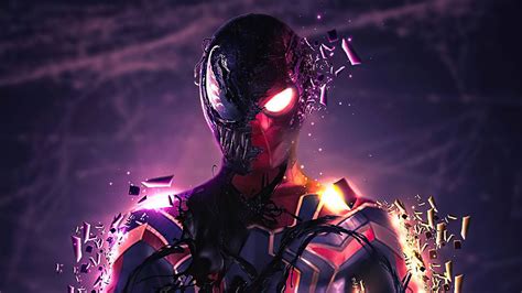 1366x768 Spidey Venom 4k Laptop HD ,HD 4k Wallpapers,Images,Backgrounds ...