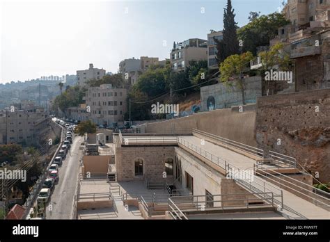 Amman, Jordan - October 16, 2018: View of buildings on the campus of the German-Jordan ...