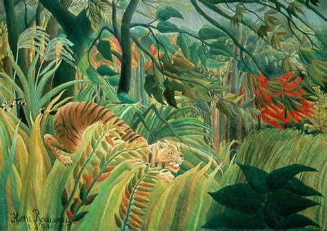 Henri Rousseau: Tiger in a Tropical Storm. Fine Art