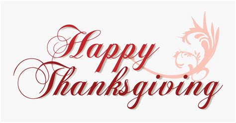 Happy Thanksgiving - Calligraphy , Free Transparent Clipart - ClipartKey