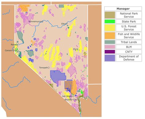 Nevada National Parks Map - Lydie Romonda