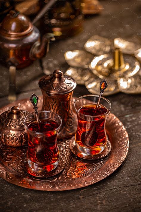 Traditional Turkish Tea | Food Images ~ Creative Market