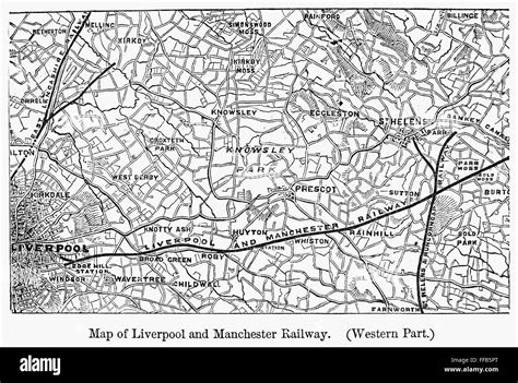 Map liverpool railway hi-res stock photography and images - Alamy