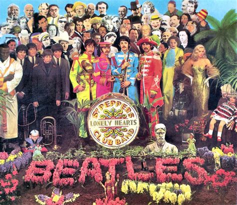 The Beatles Sgt. Pepper’s Lonely Hearts Club Band Album Cover “Paul Is Dead” Clue | FeelNumb.com