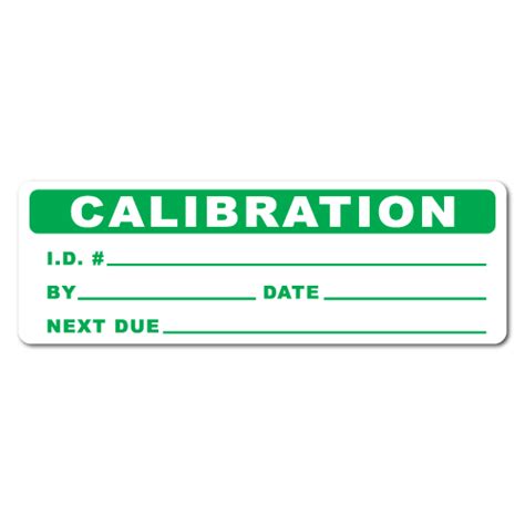 "Calibration" Stickers