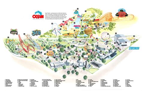 Kentucky Kingdom Map from 1992 : r/KENTUCKYKINGDOM