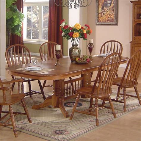 All Wood Dining Room Sets - 2019 | Oak dining sets, Oak dining room table, Oak dining table