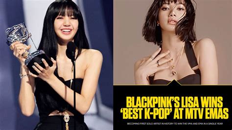 BLACKPINK's LISA becomes the First Soloist in history to win "Best K ...