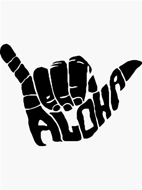 'Shaka Aloha - Hawaii' Sticker by sliderman in 2021 | Surf art, Hawaii ...