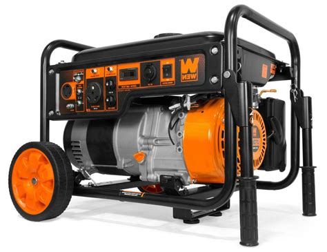 WEN GN6000 6000-Watt RV-Ready Portable Generator with Wheel