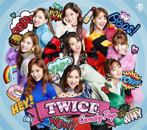 TWICE Reveal Album Covers For 2nd Japanese Single Candy Pop | Daily K ...