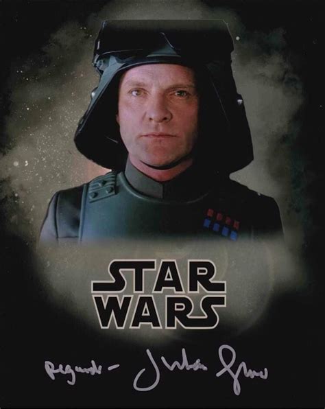 Julian Glover Star Wars hand signed photograph AT-AT 8x10"