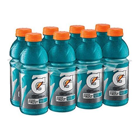 Gatorade Frost Glacier Freeze 20 Fl Oz (Pack of 8) | Gatorade, Sports drink, Drinks