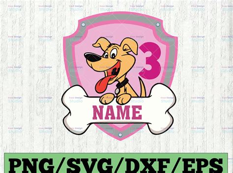 Skye Paw Patrol Birthday Svg Png, Custom Name And Age Paw Patrol Skye Birthday Girl - Crella