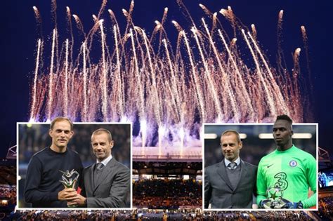 Chelsea celebrate Champions League win with stunning fireworks display ...