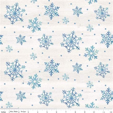 January Snowflakes Cream