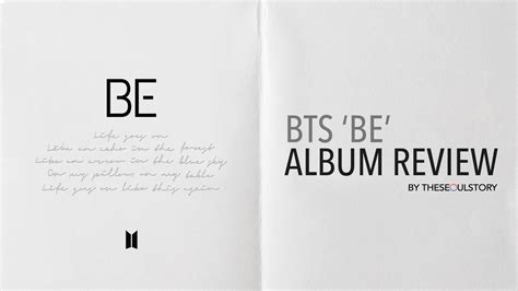 [FEATURE] BTS ‘BE’ ALBUM REVIEW - The Seoul Story