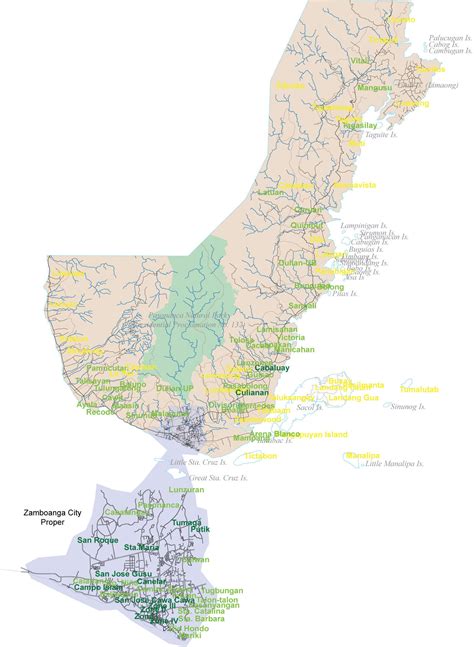 Maps of Zamboanga City and Vicinity by Zamboanga.com