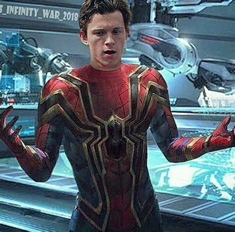 Tom Holland in his Iron Spider suit . | Tom holland spiderman, Tom holland, Iron spider suit