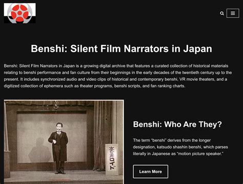 Digital Showcase - Benshi: Silent Film Narrators in Japan - Hamilton College